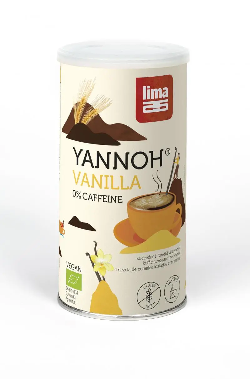 BAUTURA DIN CEREALE YANNOH INSTANT CU VANILIE BIO 150G