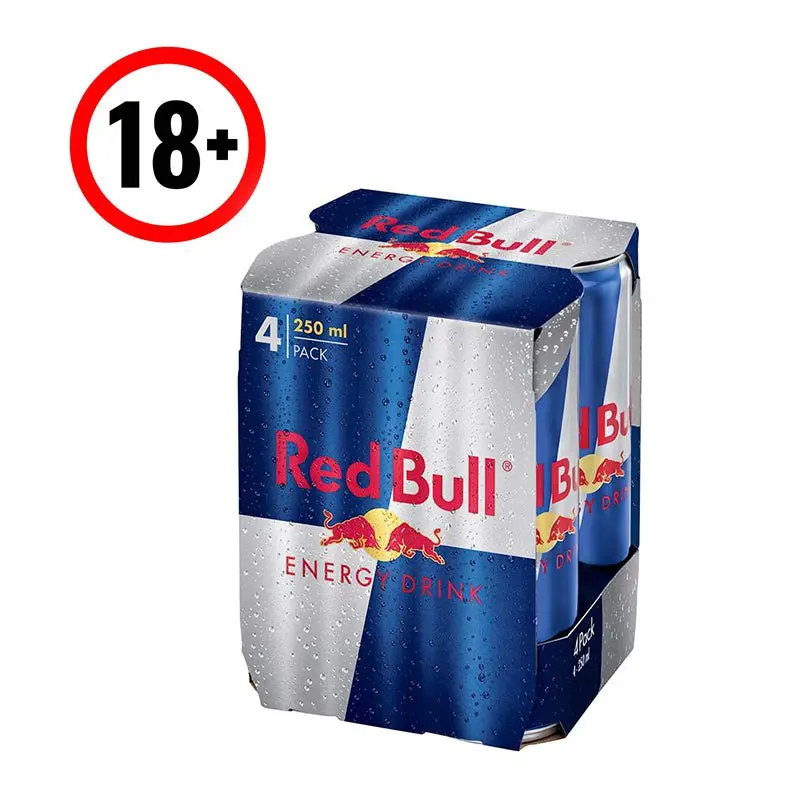 Bautura Energizanta Red Bull 4 x 0.25L