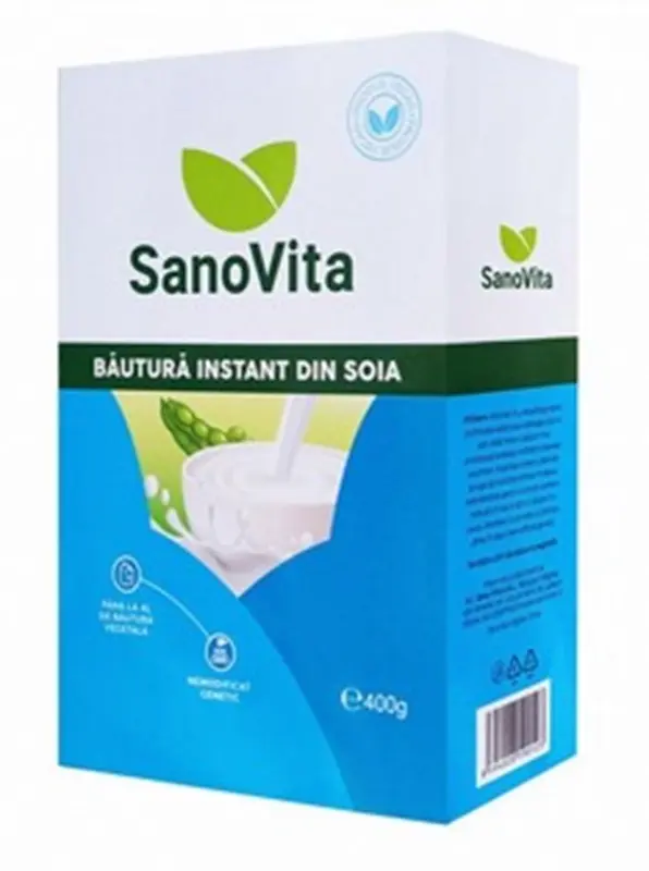 Băutură instant din soia, pudră 400 g – Sano Vita