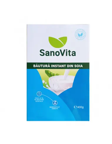 Bautura praf instant din soia 400g SanoVita