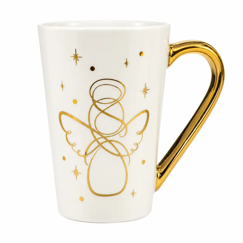 Becky's cană din ceramică cu înger auriu 280 ml