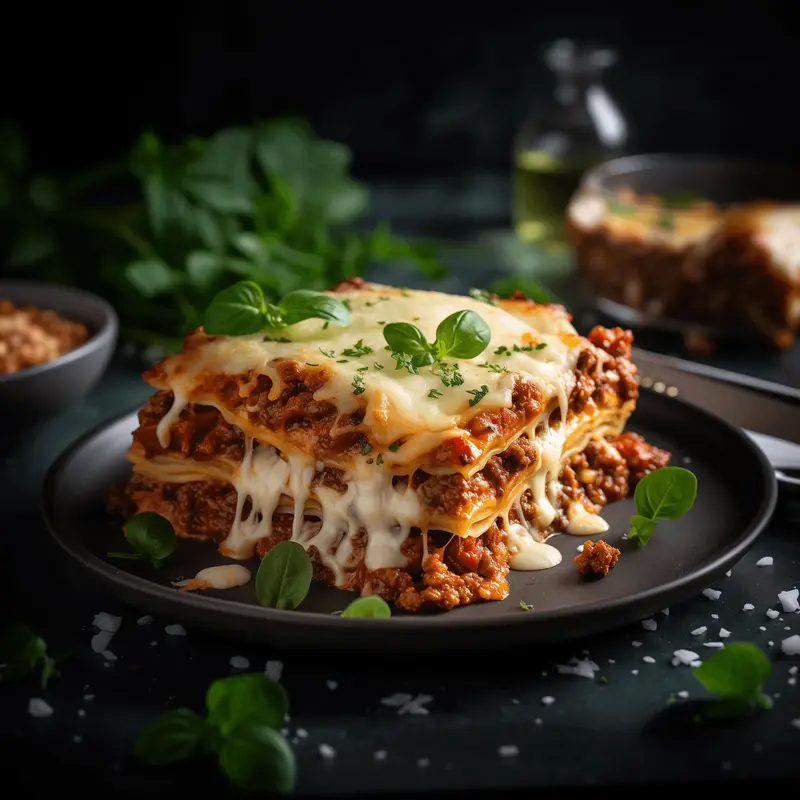 Beef lasagna 4 cheese