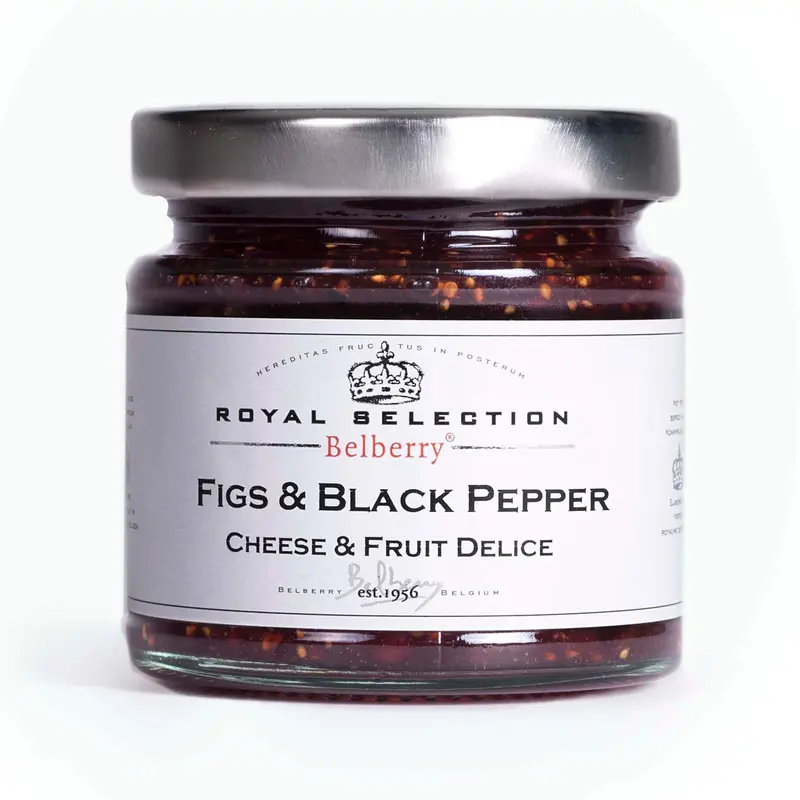 Belberry confit cu smochine și piper negru 130g