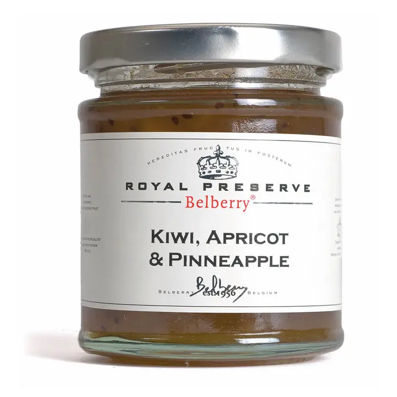 Belberry gem de kiwi, caise și ananas 215g