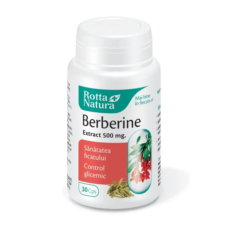 Berberine extract 500 mg 30 capsule – Rotta Natura