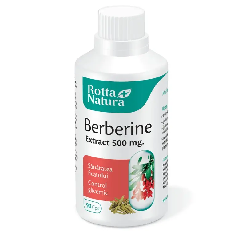 Berberine extract 500 mg 90 capsule – Rotta Natura