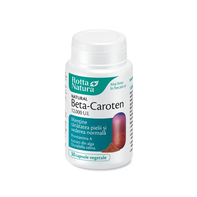 Beta-caroten 12000 UI 30 capsule vegetale – Rotta Natura