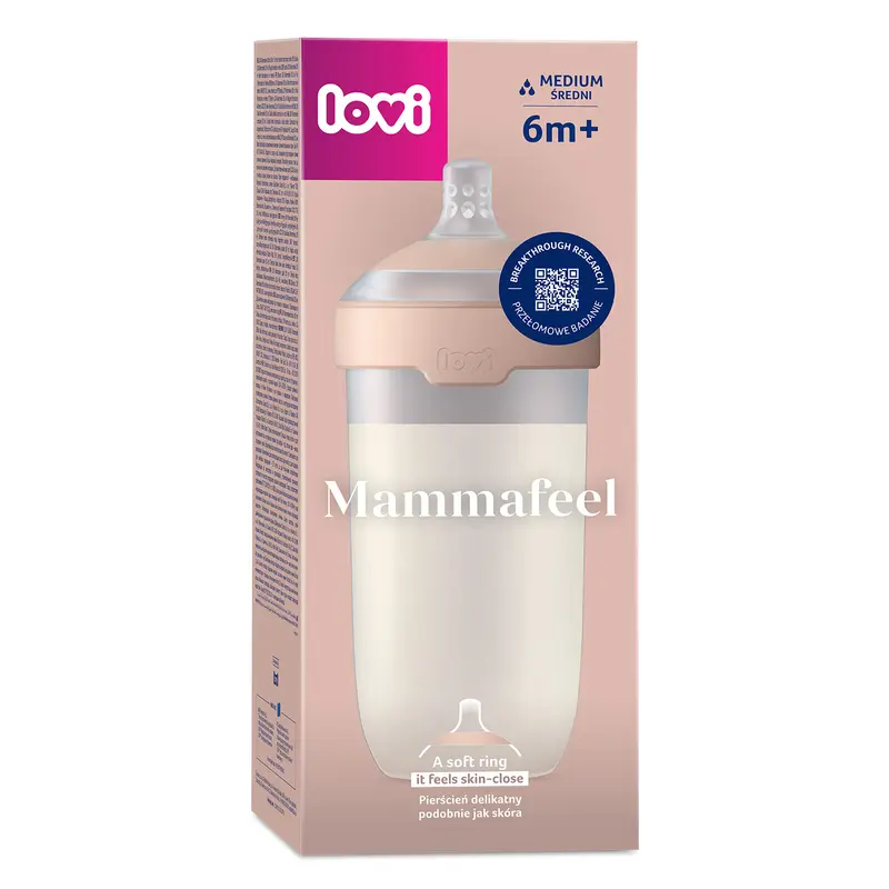 Biberon Mammafeel cu tetina anti-colic 330 ml 21/597