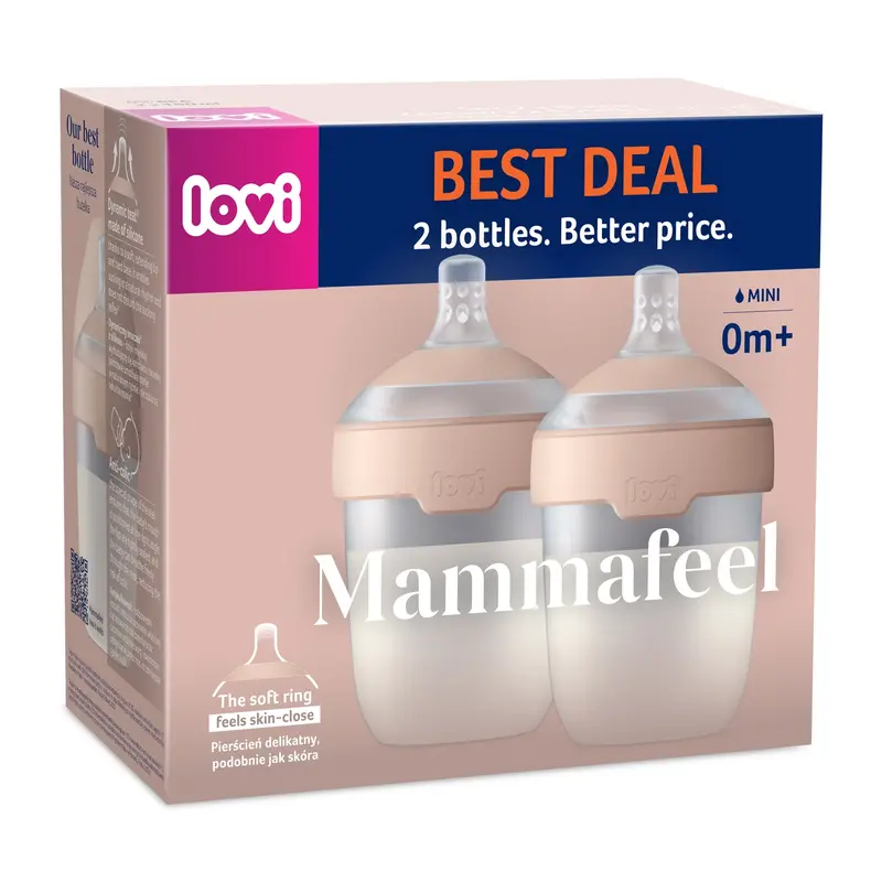 Biberon Mammafeel Pachet 2X150ml, 0595