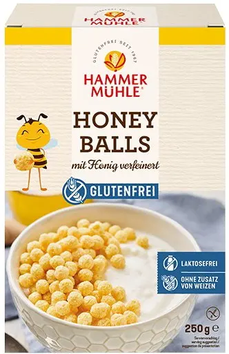 Bilute crocante fara gulten, cu miere, 250g Hammer Muhle