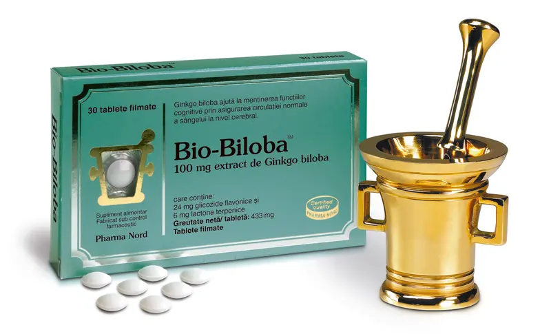 Bio-Biloba 100 mg 30 comprimate – Pharma Nord - Pentru memorie