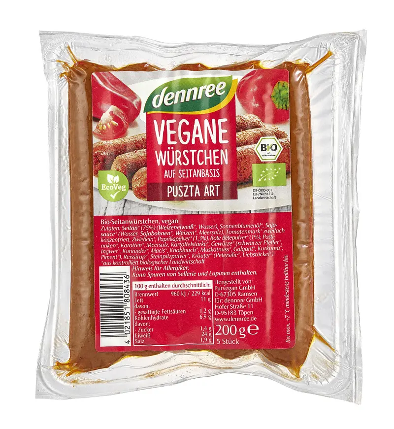 Bio Carnaciori Puszta-Art Seitan Vegan Dennree 200 g