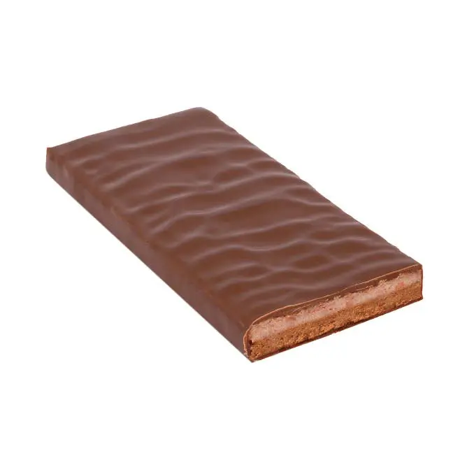 Bio + fair ciocolata cu lapte umpluta cu castane si merisoare, 70g Zotter