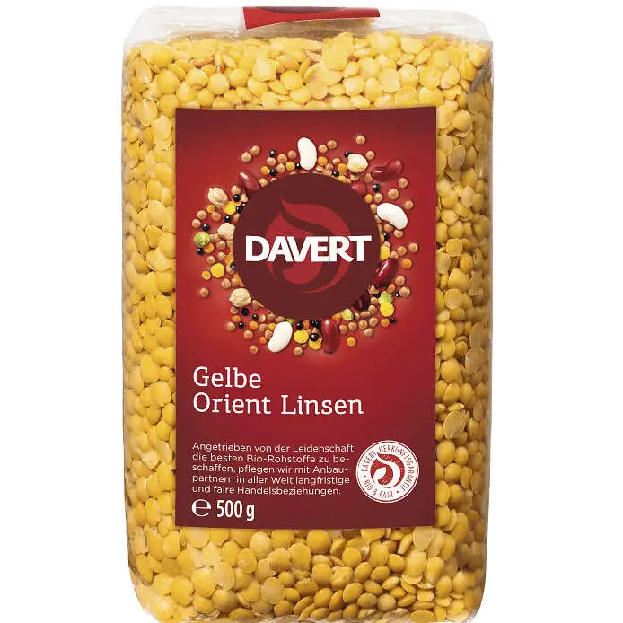 Bio Linte Galbena Orientala Davert 500 g