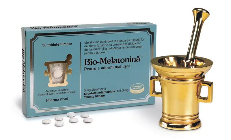 Bio-Melatonină 3 mg 30 comprimate – Pharma Nord - Adormire