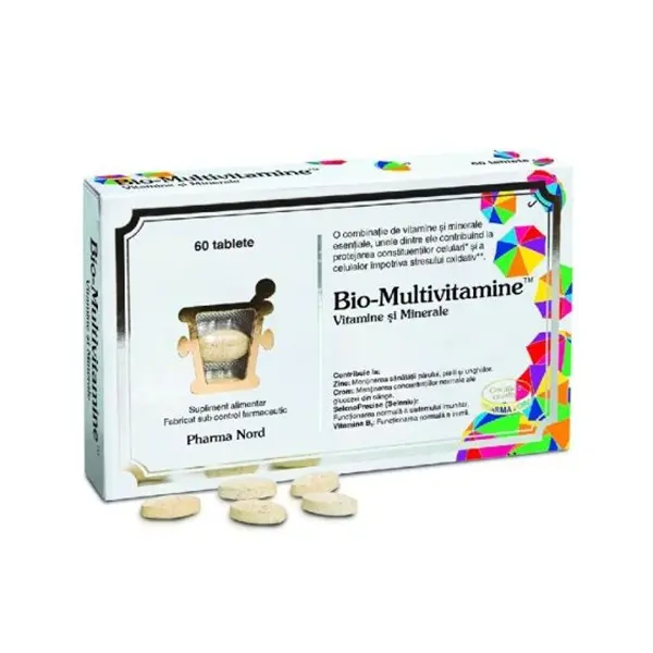Bio-Multivitamine 60 comprimate – Pharma Nord - Energie zilnică