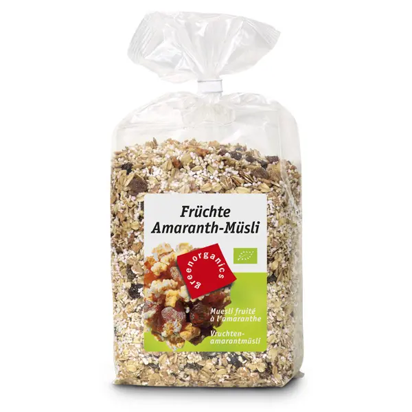 Bio Musli cu Amarant si Fructe Green Organics 500 g