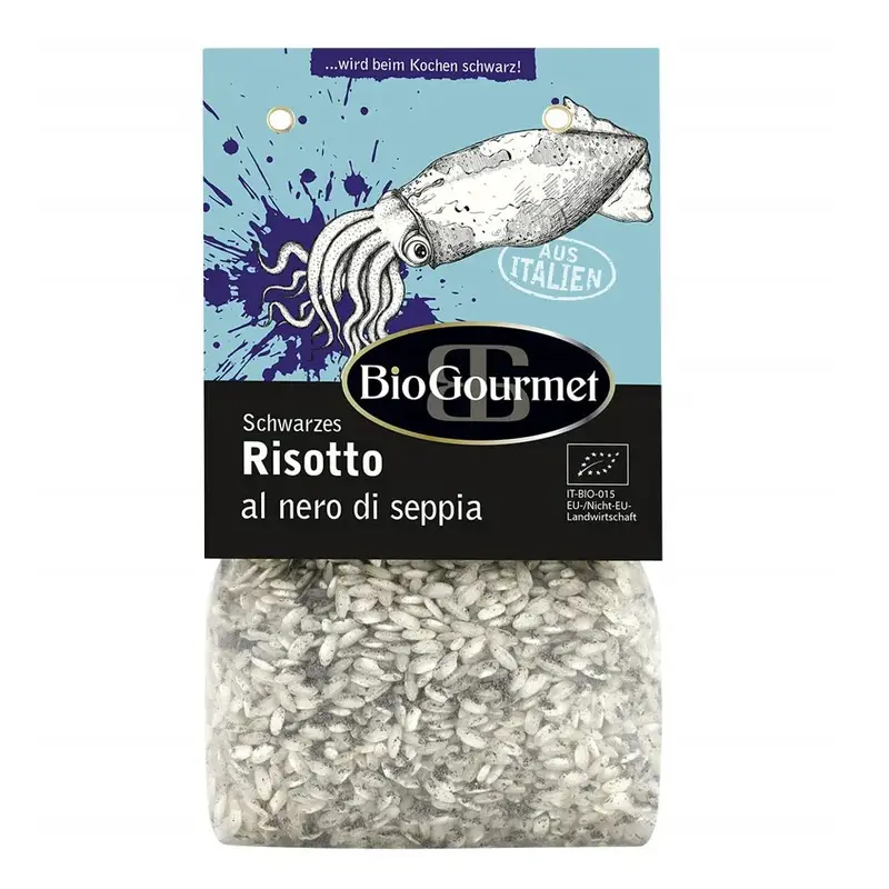 Bio Orez Risotto cu Cerneala de Sepia BioGourmet 250 g