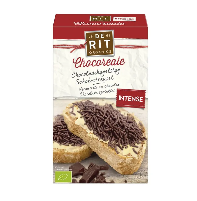 Bio Ornamente de Ciocolata Vegan De Rit 225 g