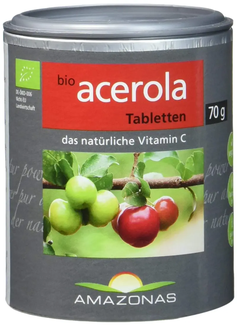 Bio Pastile cu Acerola Amazonas 120 tablete 70 g