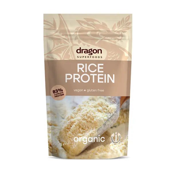 Bio Pudra Proteica din Orez Raw Dragon Superfoods 200 g