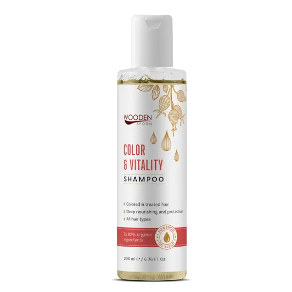 Bio Sampon pentru Par Color & Vitality Wooden Spoon 200 ml
