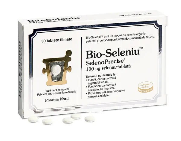 Bio-Seleniu SelenoPrecise 100 µg 30 comprimate – Pharma Nord