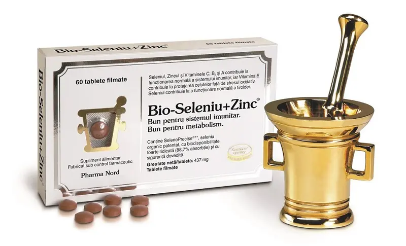 Bio-Seleniu+Zinc 60 comprimate – Pharma Nord