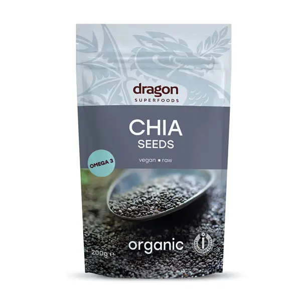 Bio Seminte de Chia Raw Dragon Superfoods 200 g