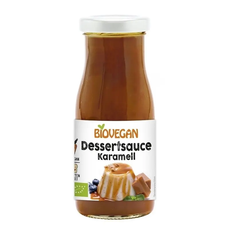 Bio Sos de Caramel pentru Desert Fara Gluten Biovegan 150 ml