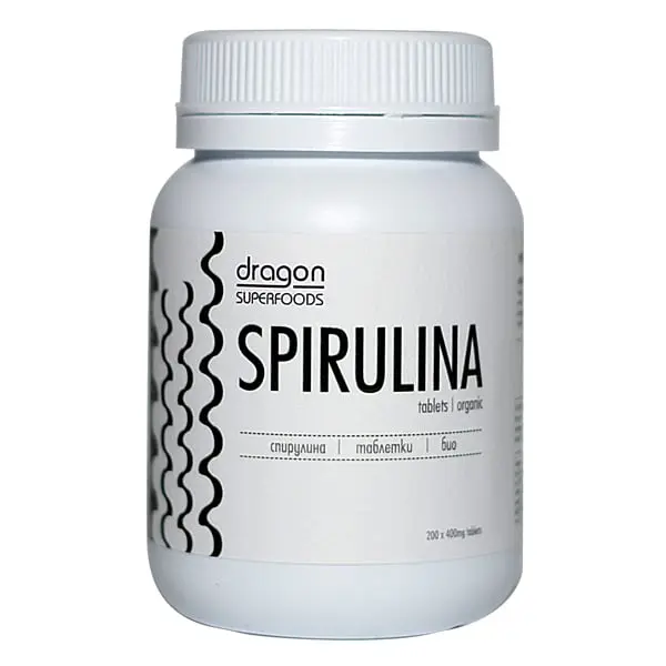 Bio Spirulina Comprimate Dragon Superfoods (200 bucati) 80 g