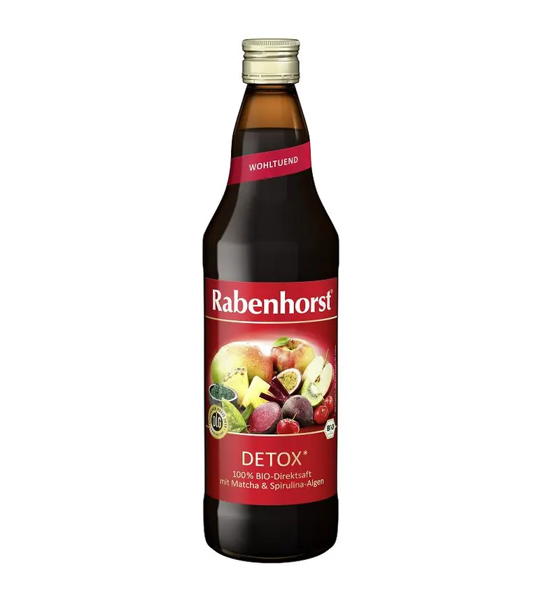 Bio Suc Pur de Legume si Fructe Detox Rabenhorst 750 ml