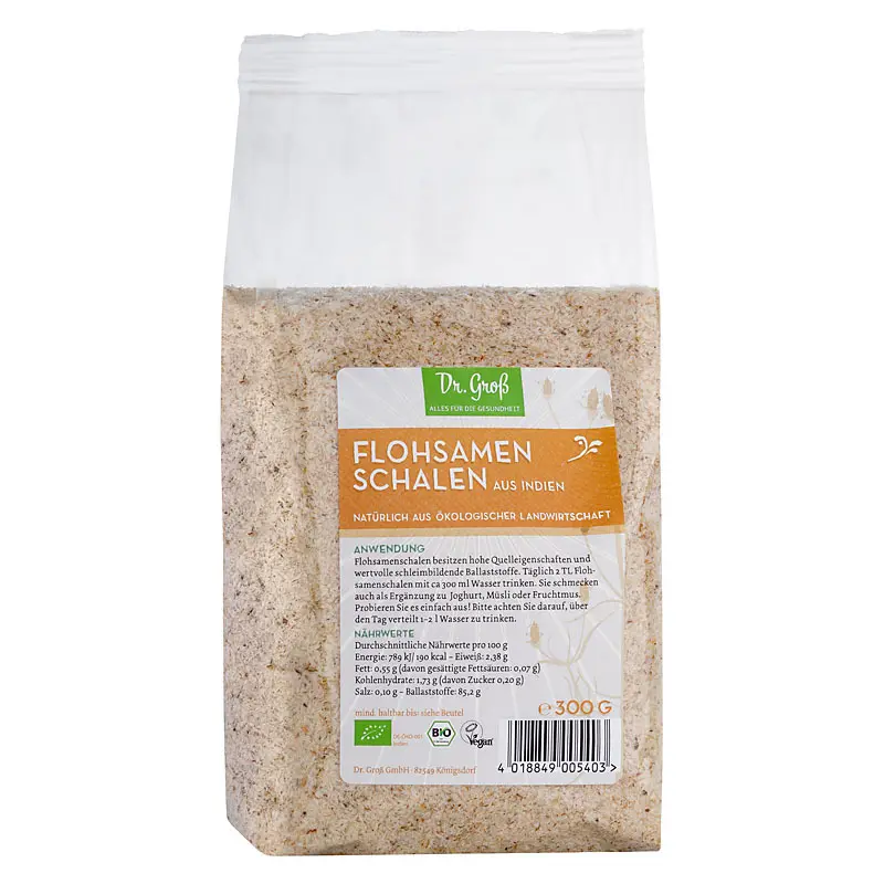 Bio Tarate de Psyllium Dr.Grob 300 g
