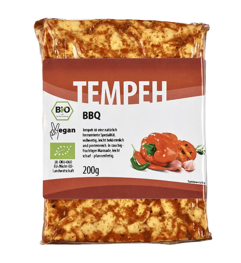 Bio Tempeh Barbeque Vegan Tempehmanufaktur 200 g