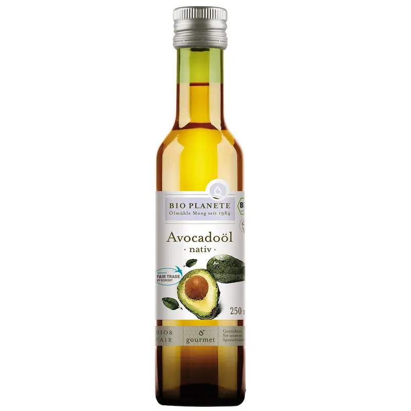Bio Ulei de Avocado Presat la Rece Bioplanete 250 ml