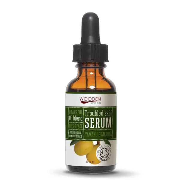 Bio Ulei Facial pentru Ten cu Imperfectiuni cu Ulei de Marula si Tamanu Wooden Spoon 30 ml