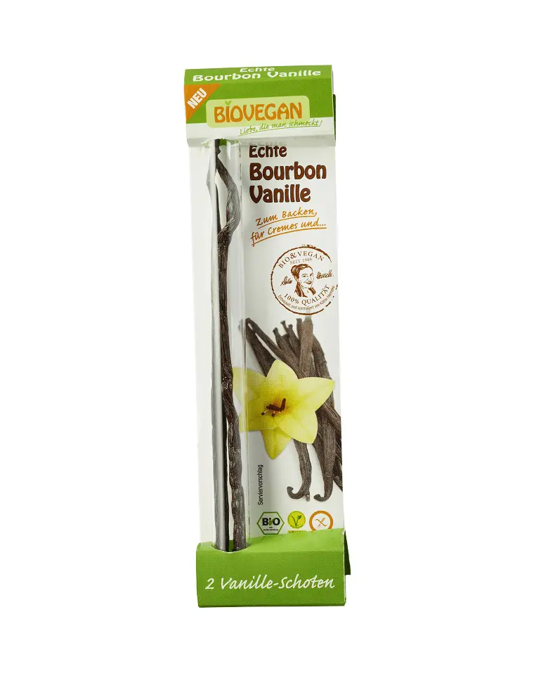 Bio Vanilie Bourbon Pastai Biovegan 2 buc