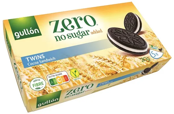 Biscuiți cacao cremă fără zahăr 210 g – Gullón