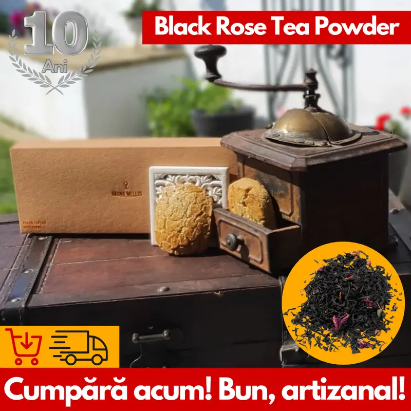 Biscuiți Ceai Black Rose (pudră)- 240g (Cutie de 6 Biscuiți)
