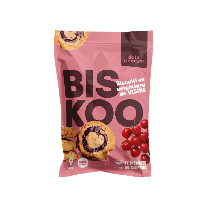Biscuiți cu umplutură de vișine, 250g, De la Georgia