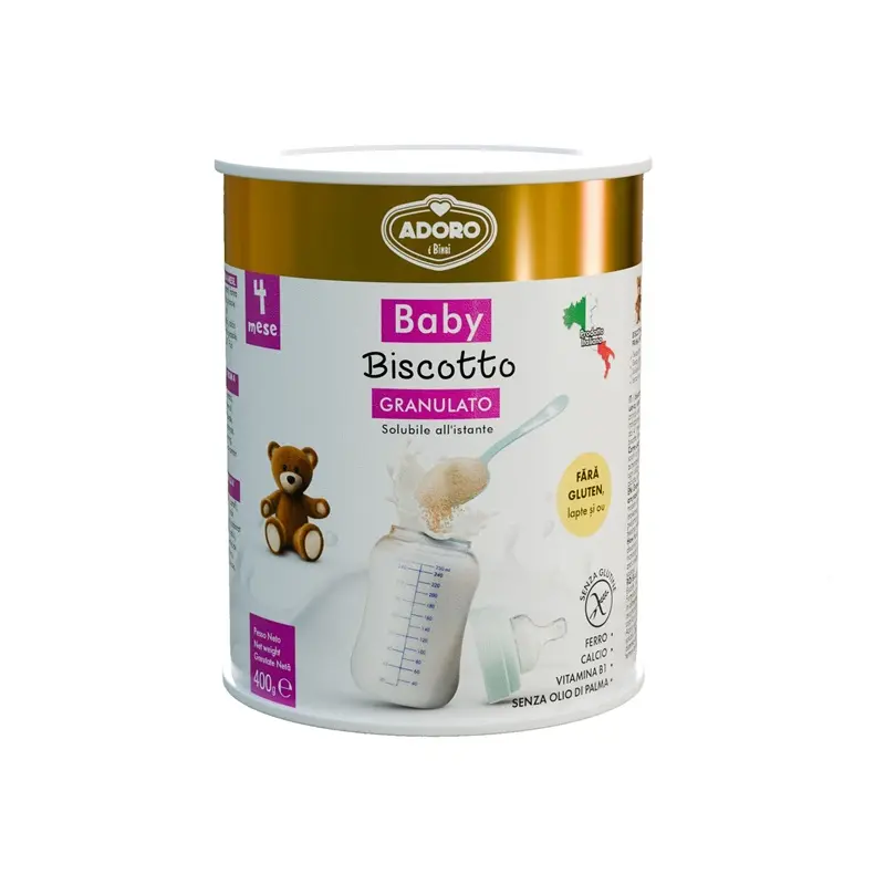 Biscuiți granulați fără gluten +4 luni 400 g – Adoro Bimbi