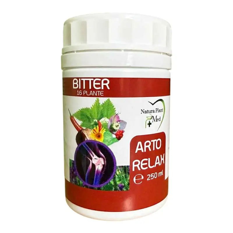 Bitter 16 plante Arto Relax gel 250 ml – Natura Plant Poieni