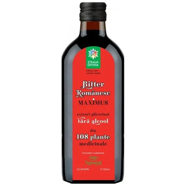 Bitter Românesc Maximus 250 ml – Santo Raphael - Gust amărui