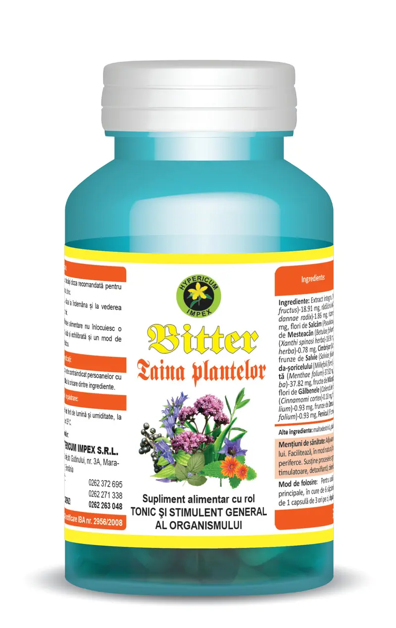 Bitter Taina plantelor 60 capsule – Hypericum