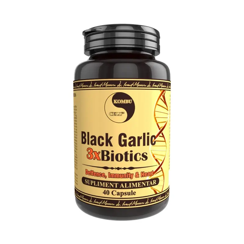 Black Garlic 3xBiotics 40 capsule – Medica - Usturoi negru