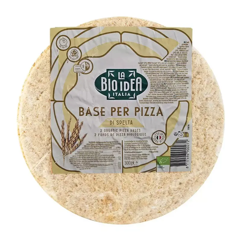 Blat de pizza bio din grau spelta, 2BUC, 300g Bio Idea