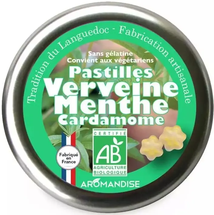 BOMBOANE ARTIZANALE CU VERBINA, MENTA SI CARDAMON BIO 45G