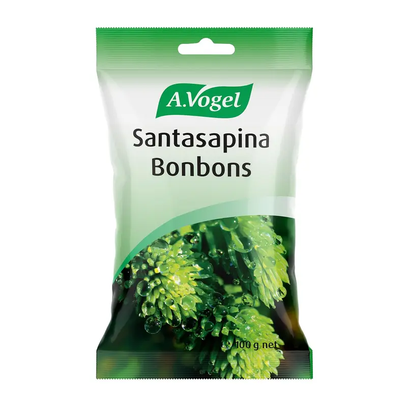 Bomboane de tuse Santasapina, 100 g A.Vogel