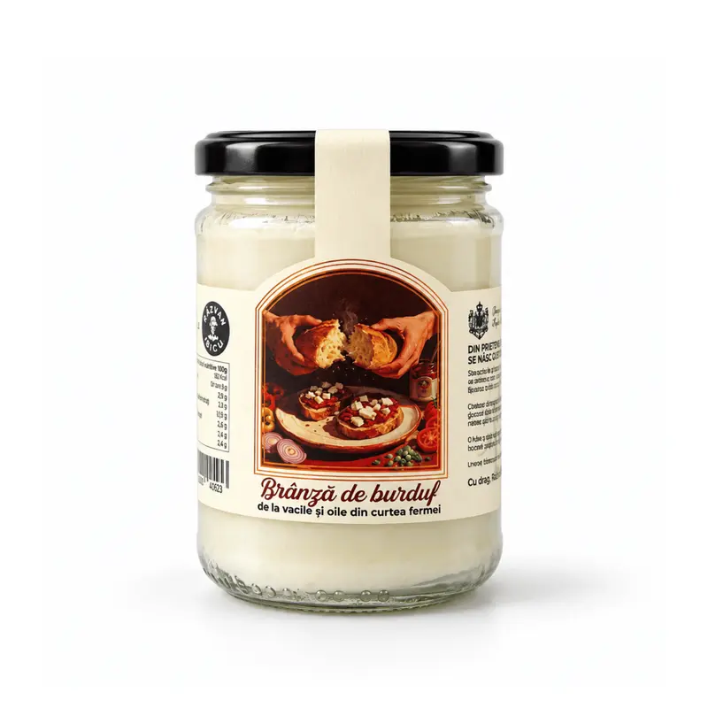Brânză de burduf, Răzvan Idicel si Ferma cu Omenie, 350g