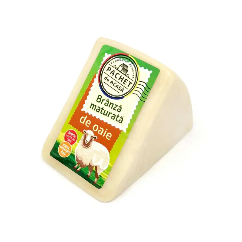 Branză de oaie 100%, maturată 60 zile, Pachet de Acasă